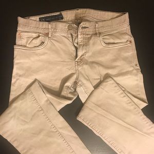 A|X Armani Exchange Men’s 32” Khaki Demin Jeans